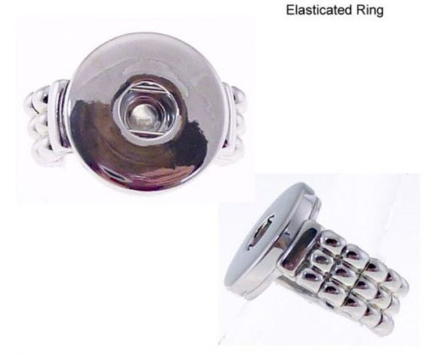 Durable elastic snap ring for secure retention in various mechanical applications, easy to install and remove.