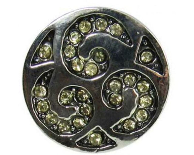 Elegant Snaps REDFOX - Diamante Koru, featuring a sparkling Koru design symbolizing new beginnings and personal style.