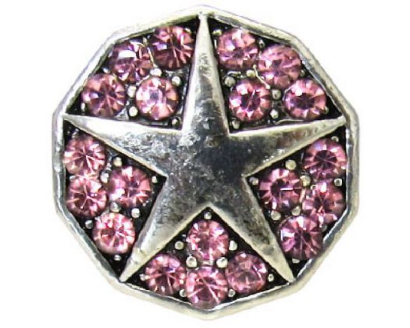 Snaps REDFOX - Starfish Silver snap charm featuring a detailed starfish design, perfect for personalized jewelry.