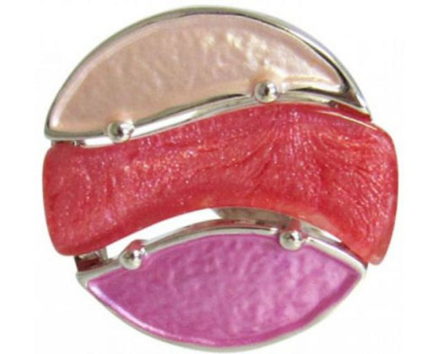 Stylish Snaps REDFOX - Pink Wave accessory featuring vibrant pink wave design, perfect for any occasion and adds a trendy touch.