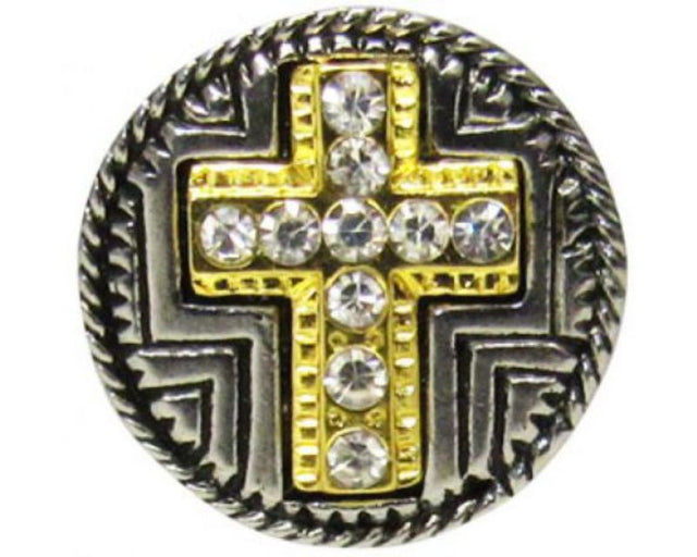 Alt text: "Snaps REDFOX Diamante Cross accessory featuring sparkling diamante stones in a versatile, elegant design."