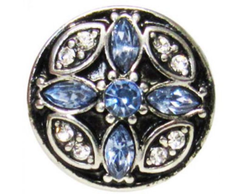 Snaps REDFOX Blue Cross Shield accessory featuring a striking blue design, perfect for stylish everyday or special occasions.