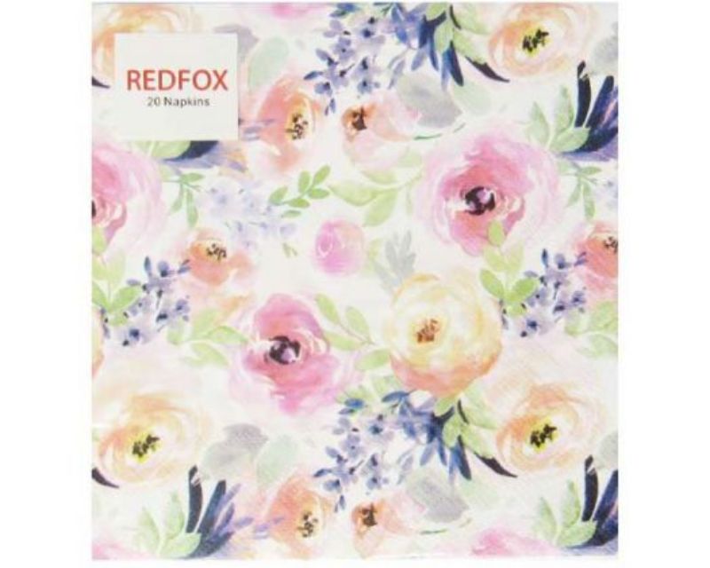 Beautiful Floral Field Napkin featuring elegant flower designs, perfect for enhancing table settings at any event.