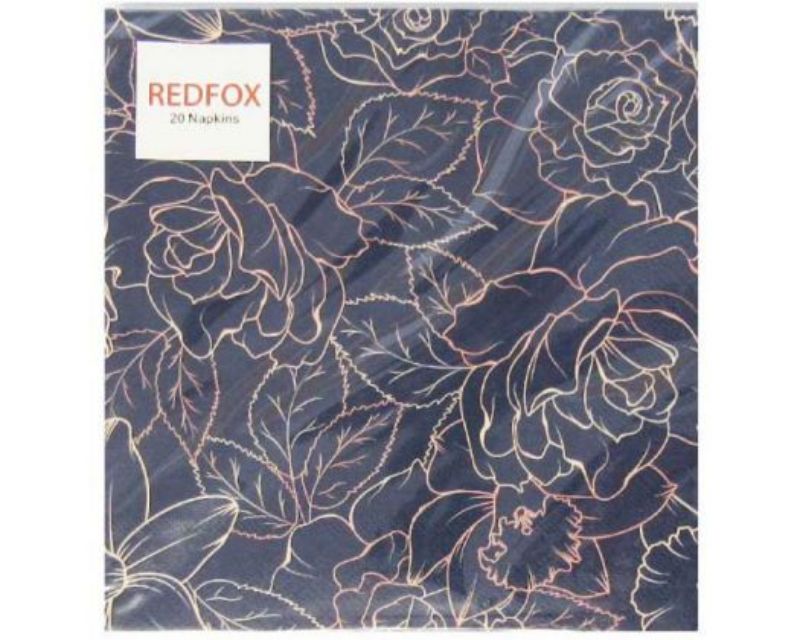 Elegant flower-etched 3-ply napkins in packs of 20, perfect for enhancing any dining occasion with style.
