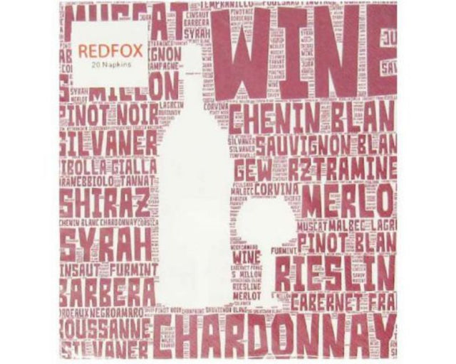 Elegant 3-ply wine tasting napkins in a 20-pack, perfect for hosting and protecting surfaces from spills.