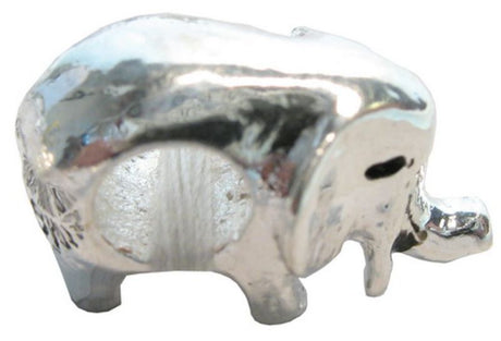 Set of 8 exquisite elephant metal beads for DIY jewelry, symbolizing strength and creativity in crafting.