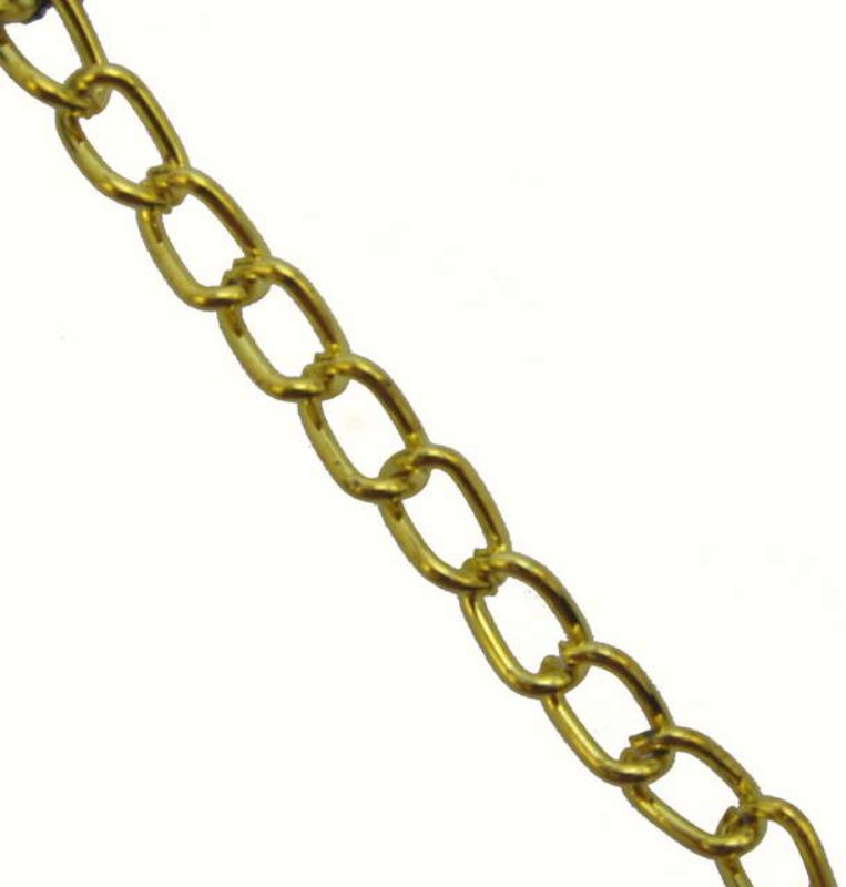 Gold extension chains set of 2, 5m each, perfect for adding length to jewelry designs and enhancing DIY projects.