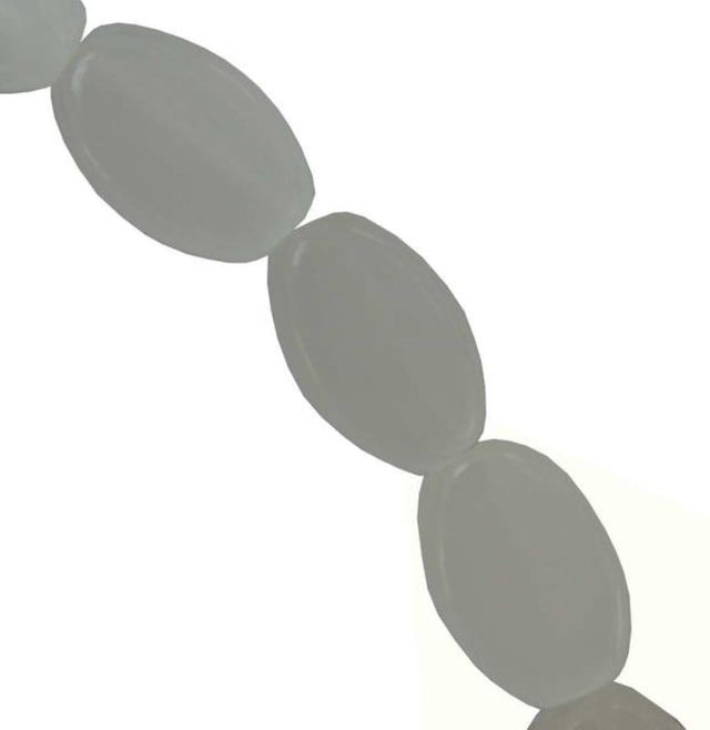 Set of 78 vibrant 9x5mm flat oval glass beads for jewelry and crafts, featuring a smooth finish and elegant colors.