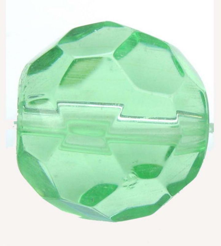 Set of 10 vibrant 12mm faceted glass beads, perfect for jewelry making and DIY crafts.