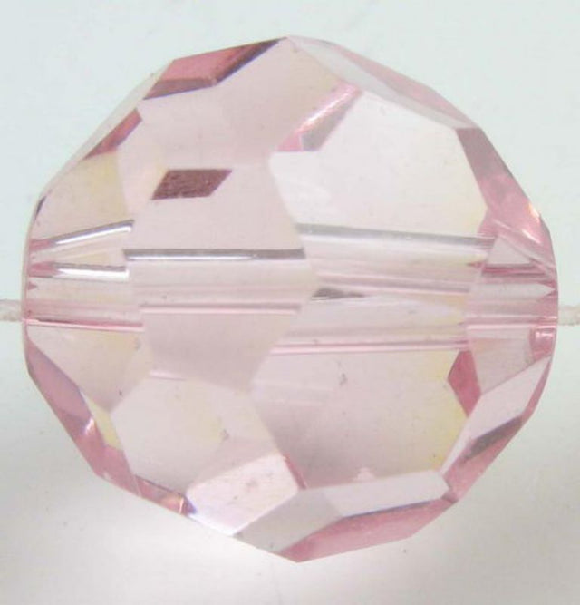 Vibrant pink 14mm glass faceted beads, set of 28, perfect for elegant jewelry making and DIY crafts.