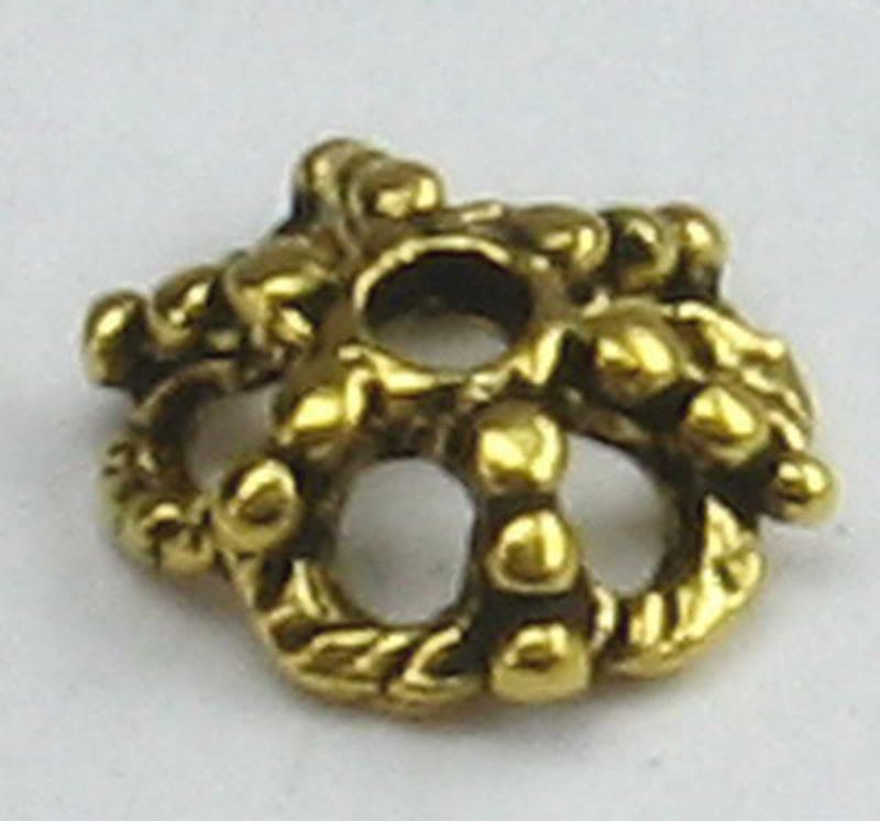 Set of 2: 100 high-quality 7.1mm metal beads for jewelry making and crafts, offering elegance and durability.