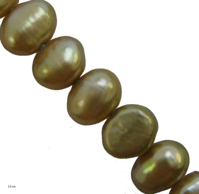 Set of 4 luxurious 7mm fresh water pearls in CAMEL color, ideal for crafting elegant jewelry pieces.