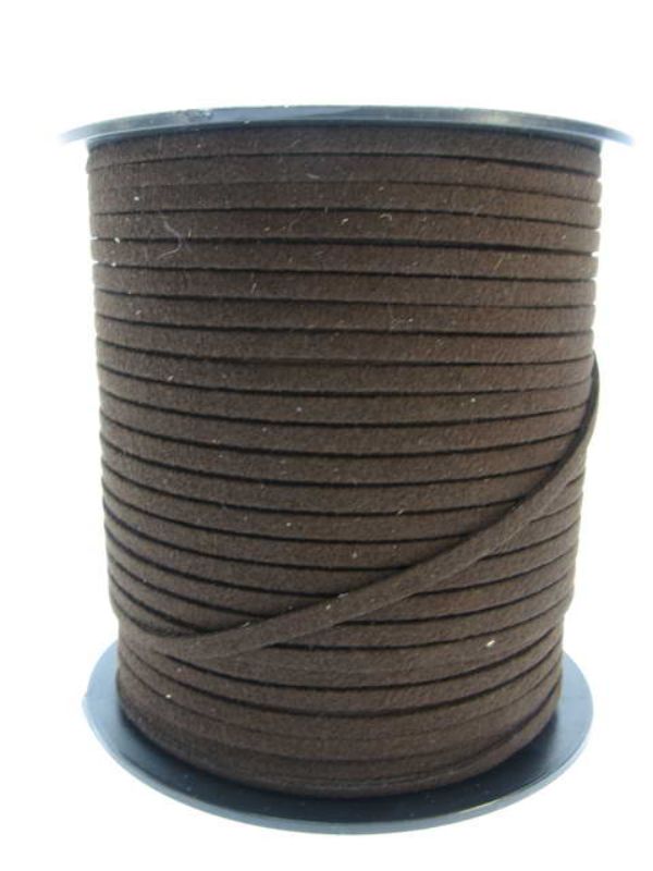 Versatile 1.4x3mm leather thread in black, 91m long, ideal for jewelry and leather crafting with excellent durability.