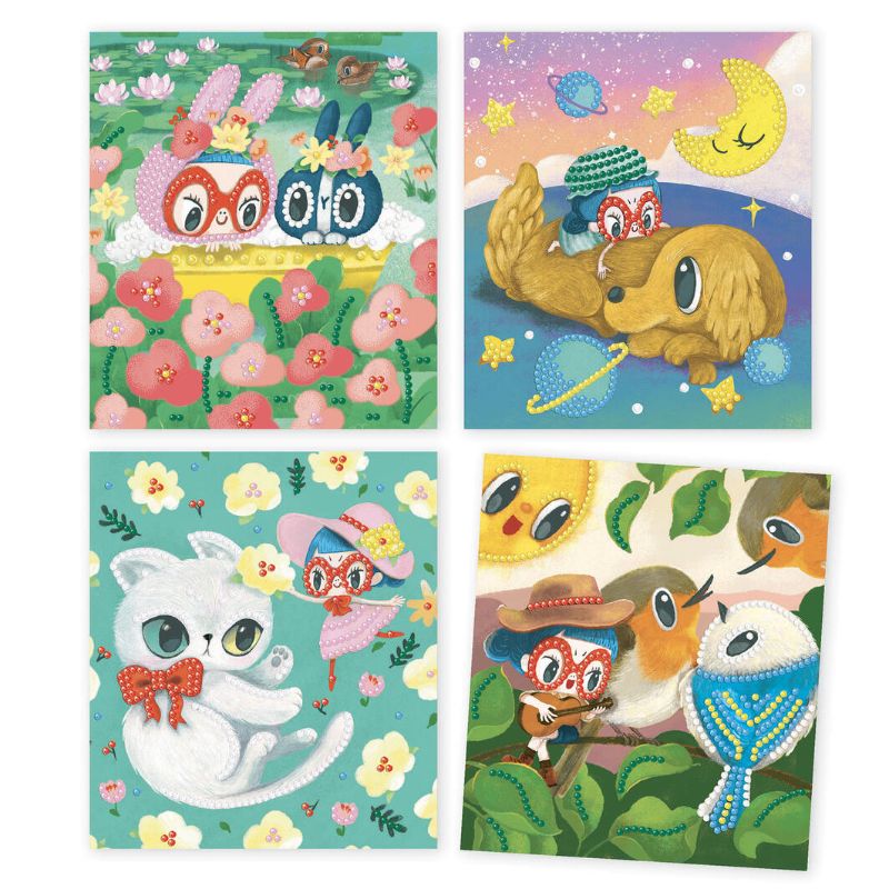 Colorful Djeco Craft Kit - Friendships showcasing high-quality materials for creative projects celebrating friendship.