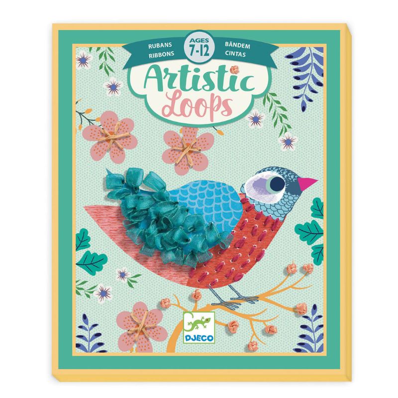 Craft Kit - Primavera by Djeco with vibrant materials for spring-themed crafts, fostering creativity in children aged 6 and up.