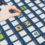Colorful Bucket List Poster featuring 100 must-play video games to scratch off as you complete each adventure.