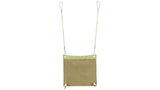 Cozy hanging bird tent for small birds, made of cotton and wood, measuring 16 x 18 x 20 cm, promoting playful behavior.