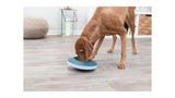 Slow feed rocking dog bowl (500ml) promotes healthy eating with an adjustable opening and anti-slip design for stability.