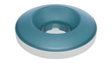 Slow feed dog bowl with rocking design, adjustable opening, anti-slip base, and quiet operation; promotes healthy eating habits.