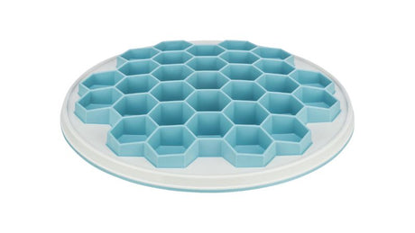 Dog Slow Feeding Mat Hive (30cm) designed to promote healthy eating, featuring a soft, non-slip surface for comfort and safety.