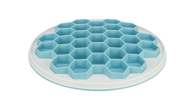 Dog Slow Feeding Mat Hive (30cm) designed to promote healthy eating, featuring a soft, non-slip surface for comfort and safety.