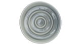 Ceramic slow feed dog bowl (900ml) with non-slip base, designed to prevent gulping and promote healthy eating habits.