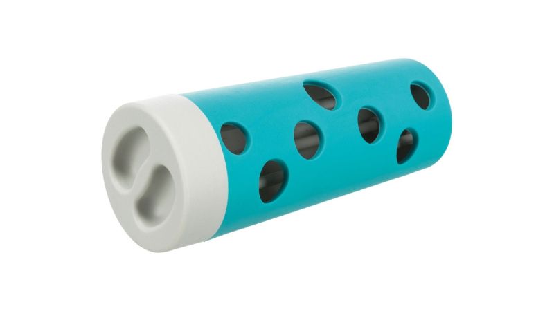 Interactive Trixie Plastic Snack Roll for small pets, adjustable treat release, durable and quiet, perfect for feeding fun.