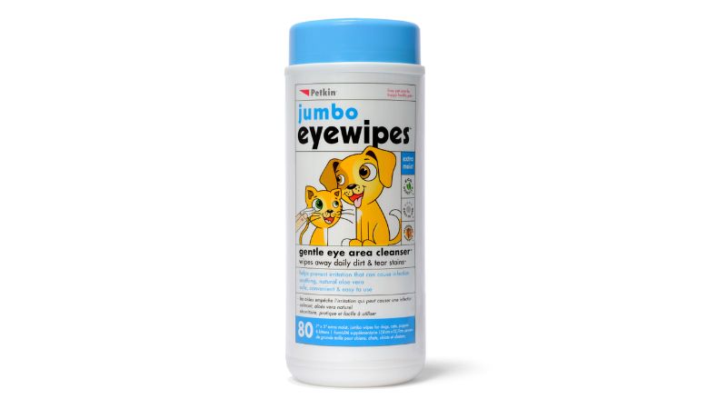 Pet Eye Wipes - Petkin Jumbo (80pk)