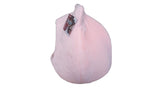 Cozy pink dog bed and cat cave made of soft faux rabbit fur, perfect for small pets to snuggle and stay warm.