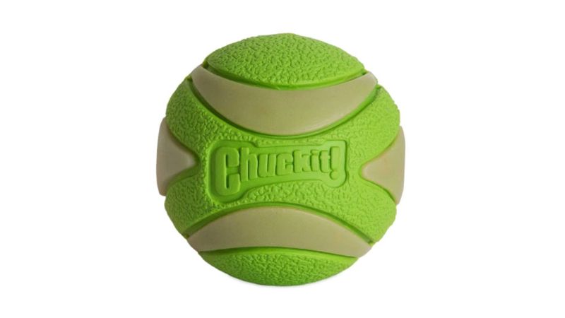 Dog Toy - Max Glow Ultra Squeaker Ball Med (1pk)
