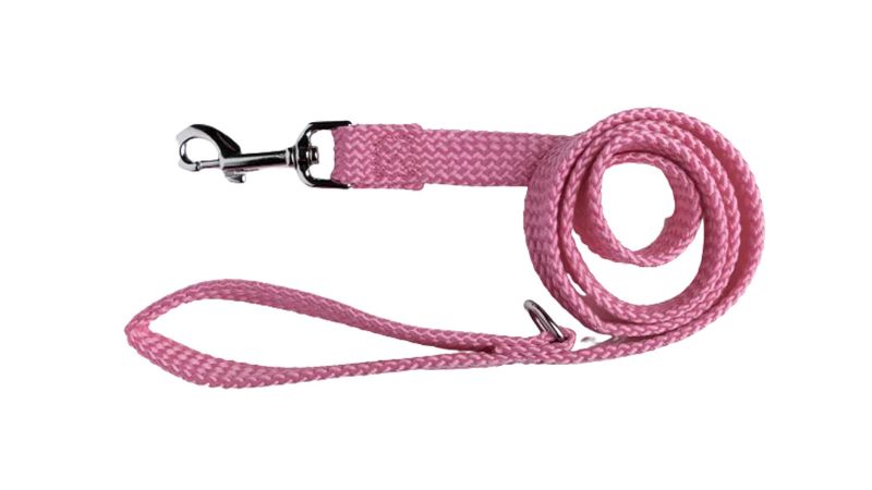 Dog Lead - Double Nylon Webbing 20mm x 245cm (Pink)