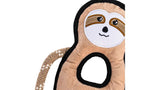 Beco Sonny the Sloth dog toy in medium, eco-friendly, durable, with double stitching and puncture-resistant squeaker for endless fun.