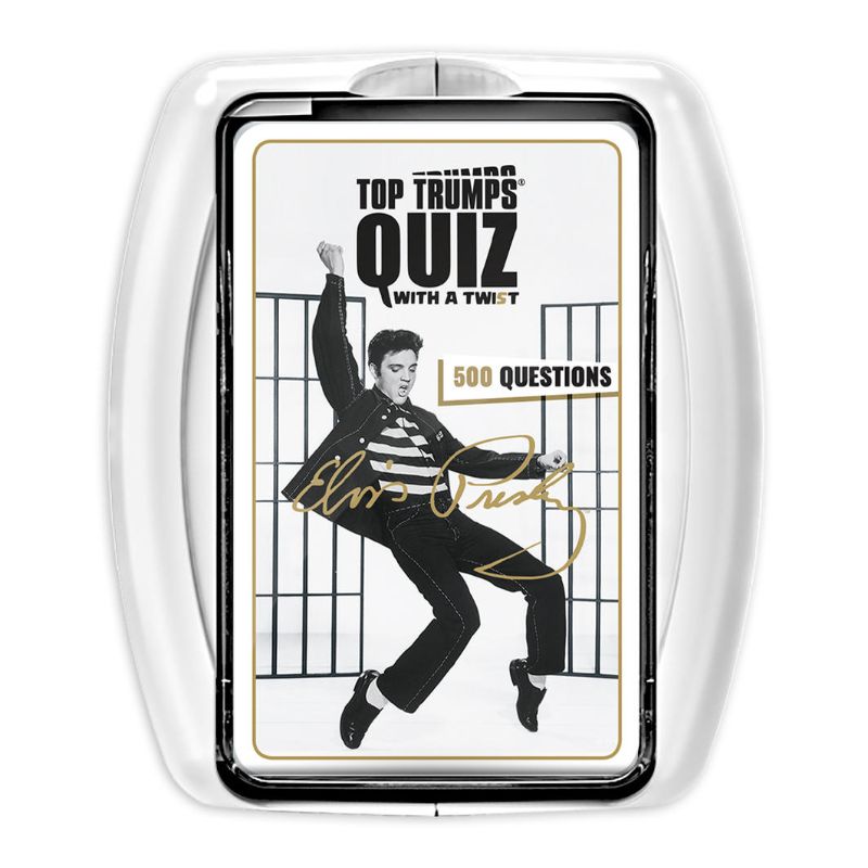 TT Quiz - Elvis trivia game featuring 200 cards about the life and legacy of the King of Rock and Roll.