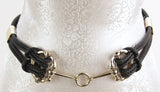 Elegant black plait metal belt, perfect for enhancing outfits with its sophisticated design and adjustable fit.