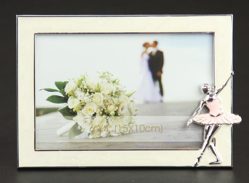 Elegant Ballet Horizontal Photo Frame (6" x 4") showcasing cherished memories in a stylish design, perfect for any decor.