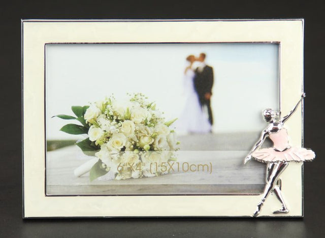 Elegant Ballet Horizontal Photo Frame (6" x 4") showcasing cherished memories in a stylish design, perfect for any decor.