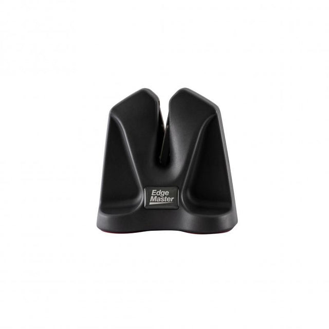 Edge Master 2 In 1 V-Knife Sharpener with three whetstone wheels for effortless knife sharpening and an ergonomic, non-slip design.