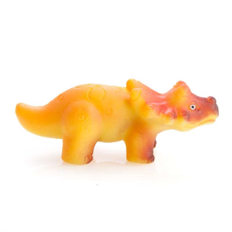 Colorful Jumbo Grow Dinosaur Eggs in a set of 6; submerge in water to hatch and grow baby dinosaurs over a week.