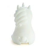 Whimsical 16cm unicorn LED touch lamp in soft silicone, featuring 6 brightness levels and rechargeable battery for enchanting ambiance.