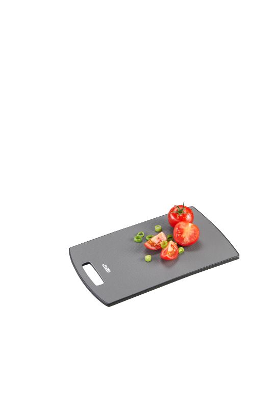 Gefu Levoro Small Cutting Board, 24.2cm, with antimicrobial surface, anti-slip feet, and knife-friendly design for safe food prep.