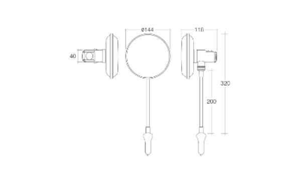 12 Volt vehicle fan with high/low setting, flexible arm, impact-resistant grille, and quiet operation for cool comfort in cars.