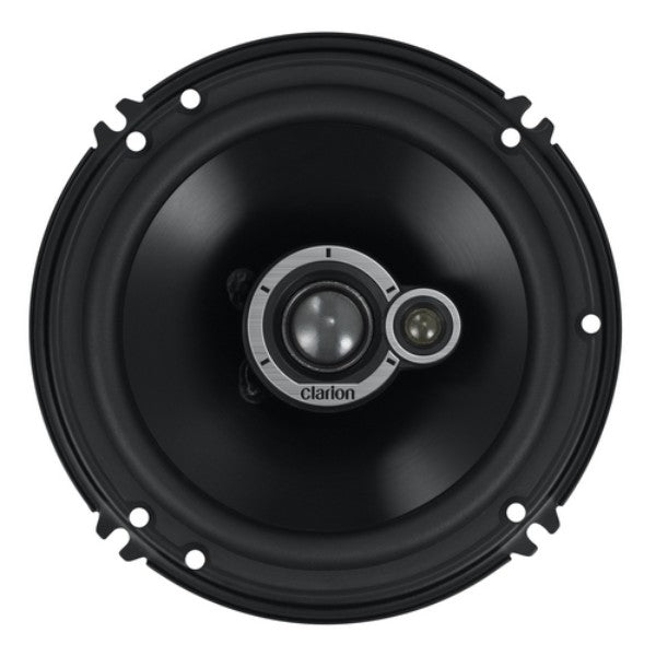 Multiaxial 3-way speakers, 370w, featuring 6.5in woofers, midrange, and tweeters for rich, immersive sound.