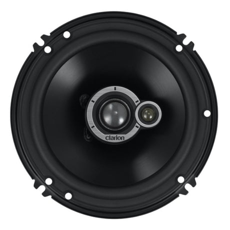 Multiaxial 3-way speakers, 370w, featuring 6.5in woofers, midrange, and tweeters for rich, immersive sound.