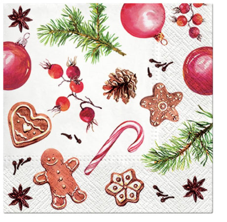 Charming PAW Lunch Napkins featuring delightful homemade sweets designs, perfect for dining occasions and creating inviting atmospheres.