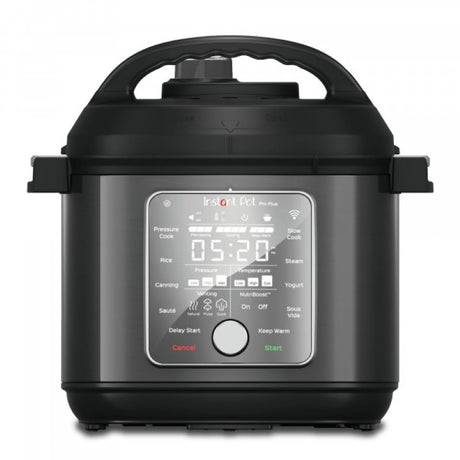 Instant Pot Duo Pro Plus Wifi 5.7L; a versatile 10-in-1 cooker with WiFi control, easy touch display, and 11 safety features.