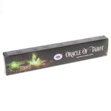 Set of 12 Green Tree Oracle of Tarot incense packs, each with 15g, for meditation and relaxation with unique fragrances.