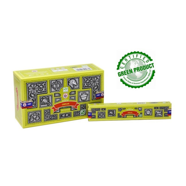 A set of 12 packets of 15g Satya Super Hit incense for a calming atmosphere and relaxation, ideal for meditation and gifting.