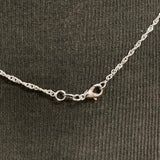 Pack of 5 silver-plated chains, each 45cm long, perfect for versatile jewelry making and everyday elegance.