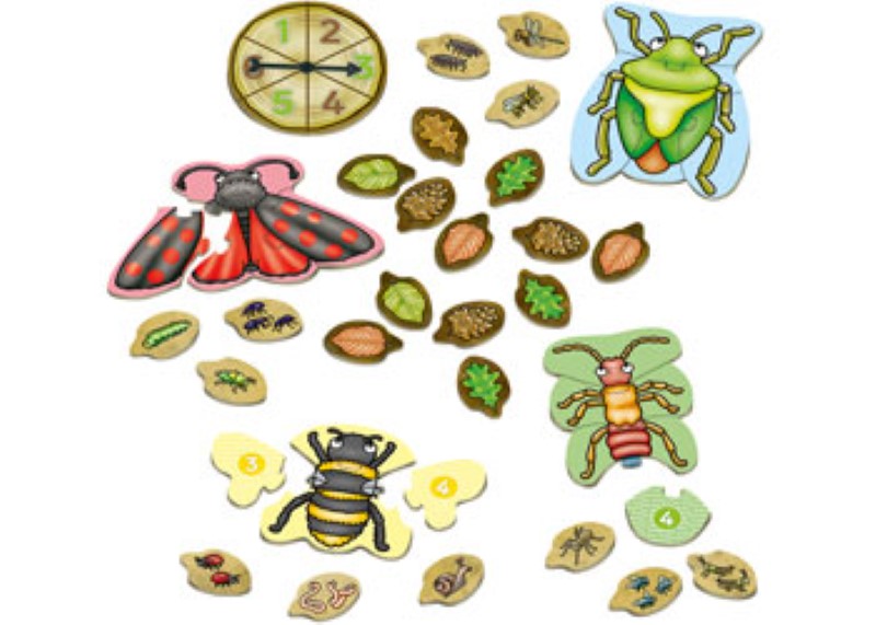 Colorful Orchard Game - Bug Hunters board game featuring vibrant artwork and bug-catching gameplay for family fun.