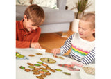 Vibrant family board game featuring colorful bugs, promoting teamwork and strategic thinking for ages 3 and up.